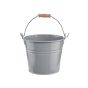 ZINC - κουβάς 2 λίτρων Δ16cm, γκρι