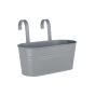 ZINC - κασπό κρεμαστό 33cm, γκρι