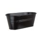 ZINC - κασπό οβάλ 40cm, μαύρο