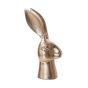 EASTER - Πασχαλινό μεταλλικό κεφάλι λαγού, χρυσό