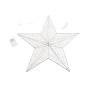 SHINING STAR - LED αστέρι 3D με λαμπάκια ασημί, λειτουργεί και με USB