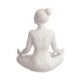LOTUS - διακοσμητικό άγαλμα 24cm, λευκό