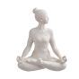 LOTUS - διακοσμητικό άγαλμα 24cm, λευκό