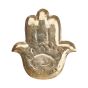 HAMSA - δίσκος διακοσμητικός 20cm, χρυσός