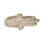 HAMSA - δίσκος διακοσμητικός 20cm, χρυσός