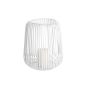 COCOON - φανάρι μεταλλικό ύψους 25cm, λευκό