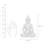 BUDDHA - άγαλμα με βάση για ρεσό, λευκό