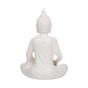 BUDDHA - άγαλμα με βάση για ρεσό, λευκό