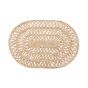 JUTE TWIST - σουπλά οβάλ