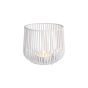 COCOON - κηροπήγιο για ρεσό Δ16cm Υ12cm λευκό