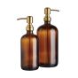 SOAP OPERA - δοχείο για υγρό σαπούνι 500 ml καφέ