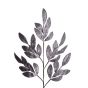 FLORISTA - κλαδί με ασημί φύλλα και γκλίτερ, 80cm