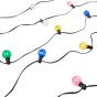 RAINBOW BULBS - αλυσίδα με 30 πολύχρωμες λάμπες LED εξωτερικού χώρου