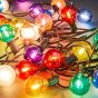RAINBOW BULBS - αλυσίδα με 30 πολύχρωμες λάμπες LED εξωτερικού χώρου