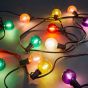 RAINBOW BULBS - αλυσίδα με 30 πολύχρωμες λάμπες LED εξωτερικού χώρου