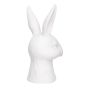 EASTER - Πασχαλινό διακοσμητικό λαγουδάκι 38cm, κεραμικό λευκό