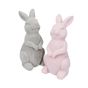 EASTER - Πασχαλινό διακοσμητικό λαγουδάκι 15cm, ροζ