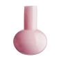 CANDY - βάζο γυάλινο Δ19 Υ25cm, ροζ