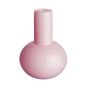 CANDY - βάζο γυάλινο Δ19 Υ25cm, ροζ