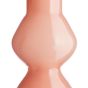 CANDY - βάζο γυάλινο Δ12 Υ23cm, ροζ