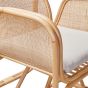BEYOND BALI - πολυθρόνα από rattan με μαξιλάρι