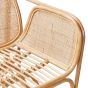 BEYOND BALI - πολυθρόνα από rattan με μαξιλάρι
