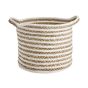 COTTON BRAID - καλάθι με ρίγες S