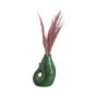 KOI - mini βάζο κεραμικό 12cm, πράσινο