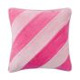 VACANZA - μαξιλάρι με ροζ ρίγες 47x47 cm
