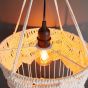 MACRAME - καπέλο φωτιστικού Δ28cm