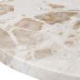 MARBLE - δίσκος μαρμάρινος Δ 30cm, μπεζ