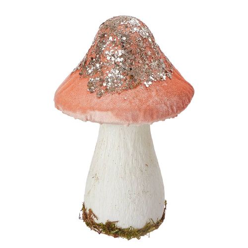 ENCHANTED FOREST - διακοσμητικό μανιτάρι 18cm, πορτοκαλί