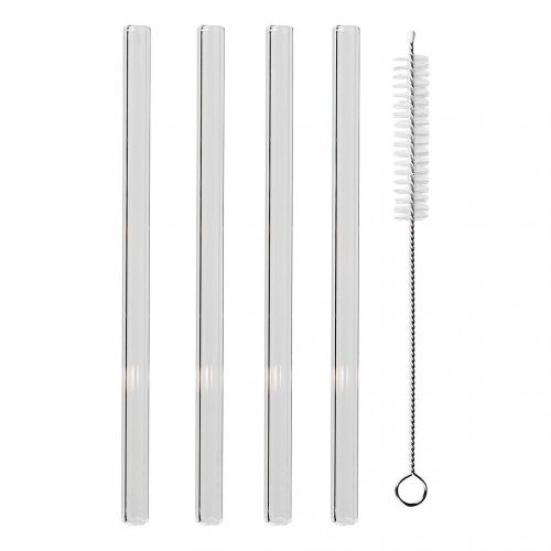 LONG DRINK - καλαμάκια γυάλινα διαφανή