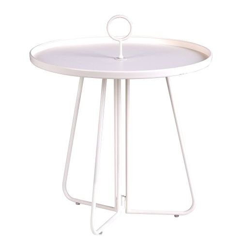 PORTER - βοηθητικό τραπεζάκι με λαβή, κρεμ