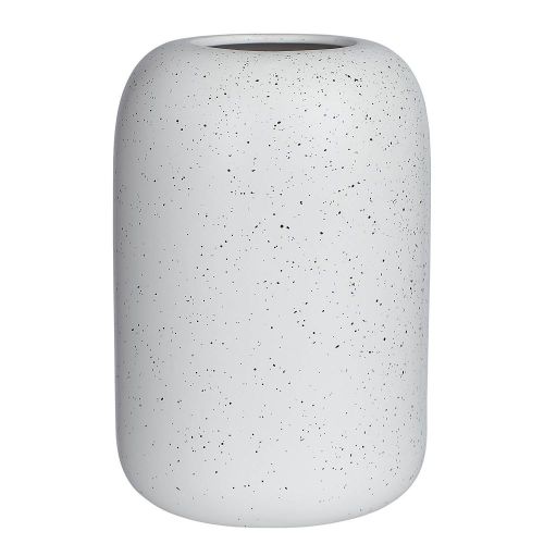 SPECKLE - βάζο κεραμικό Υ24cm, λευκό