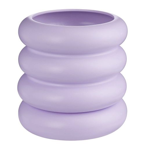 HOOP - κασπό με πιατάκι Δ14cm, μωβ