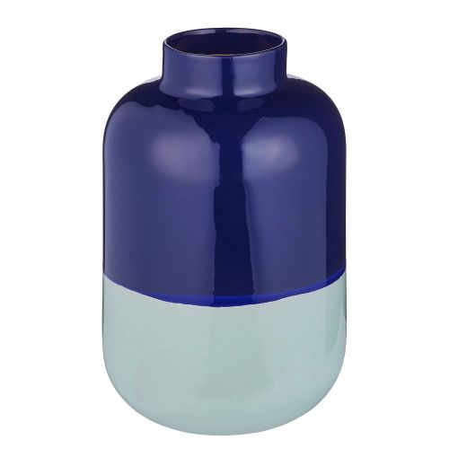TWO TONE - βάζο από τερακότα 35cm, μπλε