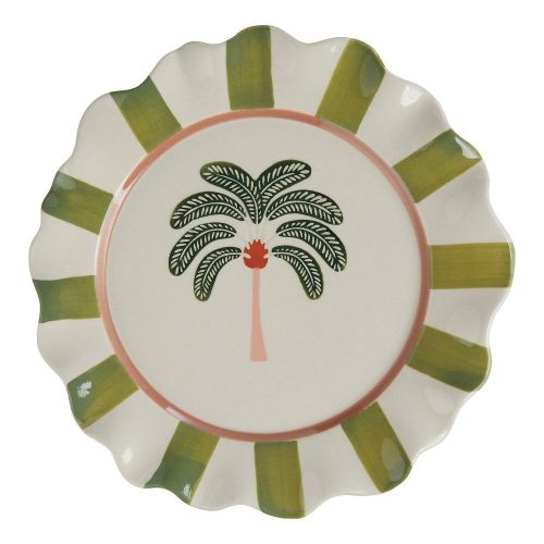 PALACIO - πιάτο με σχέδιο "φοίνικα" ζωγραφισμένο στο χέρι,  21,5 cm