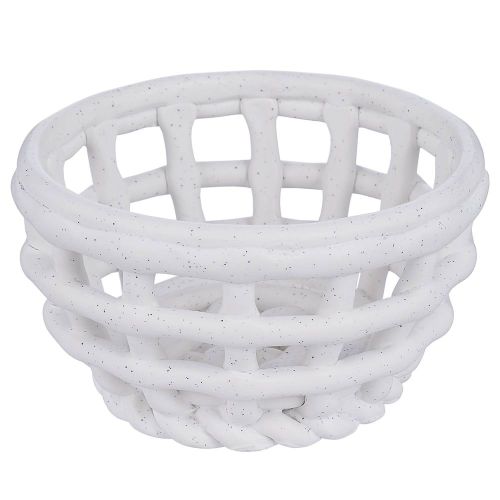 CRAFT - καλάθι κεραμικό mini, λευκό