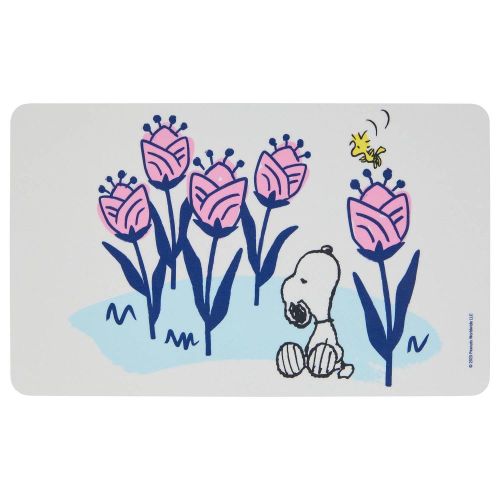 PEANUTS - δίσκος πρωινού "λουλούδια"