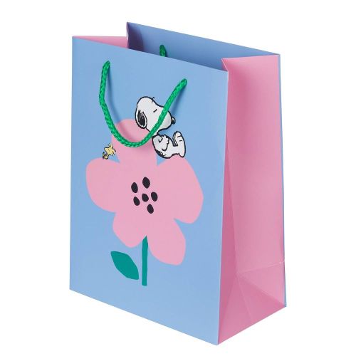 PEANUTS - τσάντα δώρου μεσαία, ανοιχτό μπλε