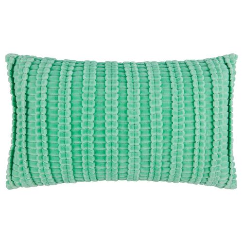 RIPPED VELVET - μαξιλάρι 30x50cm, μέντα