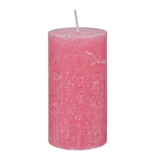 RUSTIC - κερί 6,8 x 13 cm, ροζ