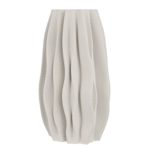 VISION 3D - βάζο 3D PRINTED 30cm, λευκό