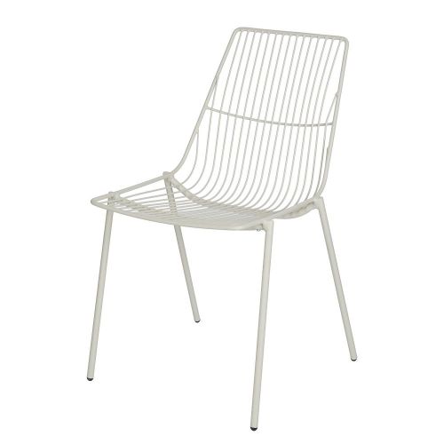 JILL - καρέκλα μεταλλική, μπεζ