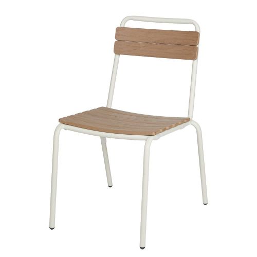 TONKA - καρέκλα μεταλλική, κρεμ