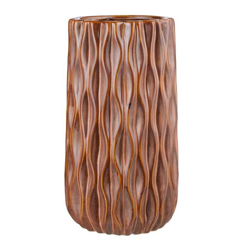 BLOSSOM - βάζο κεραμικό, καφέ