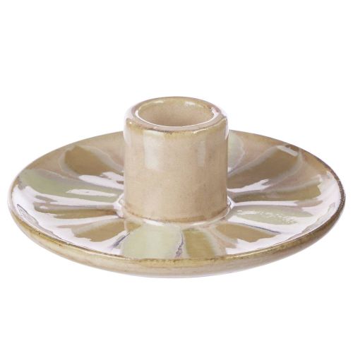 SEVENTIES - κηροπήγιο από πορσελάνη, μπεζ