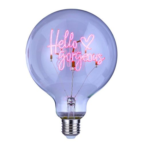 BRIGHT LIGHT - λαμπτήρας LED 'Hello Gorgeous', ροζ