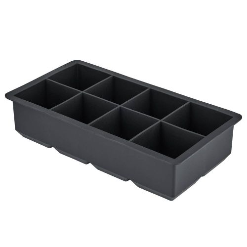 COOL DOWN - παγοθήκη για 8 παγάκια XXL ορθογώνια, μαύρο